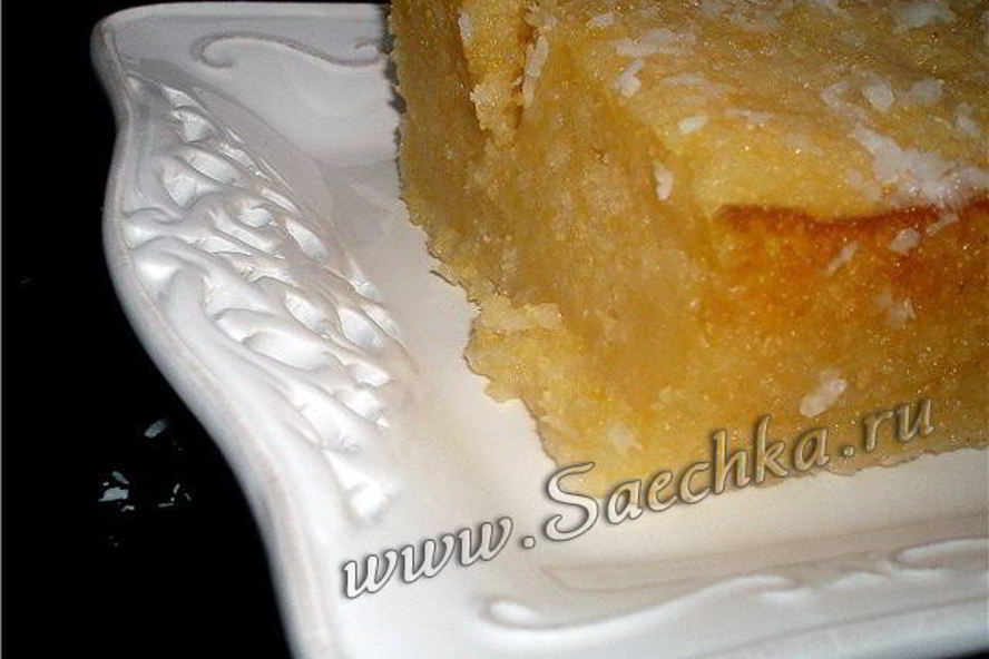 Рецепт манника на ряженке с тыквой