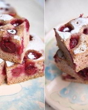 Манник с черной смородиной