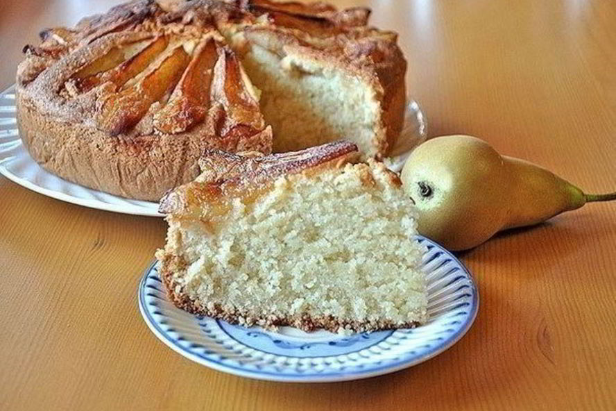 Рецепт манника с грушей