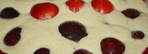 манник с халвой и сливами. Шаг 5