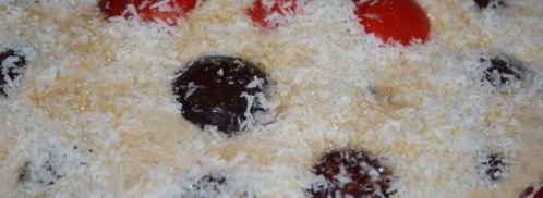 манник с халвой и сливами. Шаг 6