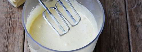 манник с вишней на кефире. Шаг 9