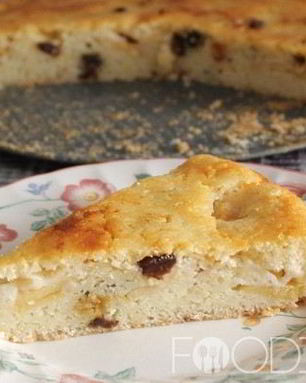 Манник с яблоками