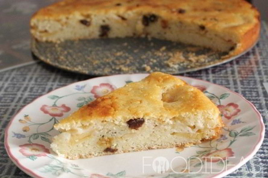 Рецепт манника с яблоками