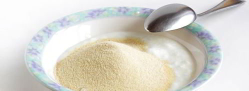 манник шоколадный с финиками и миндалем. Шаг 4