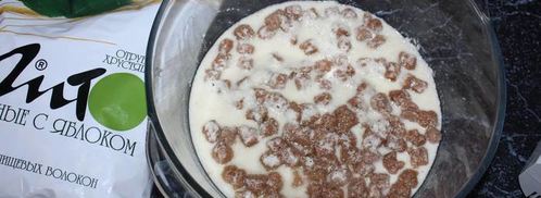 постный манник с отрубями. Шаг 3