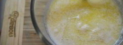 постный шоколадный манник с миндалем. Шаг 3