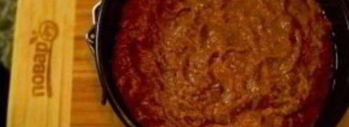 постный шоколадный манник с миндалем. Шаг 6