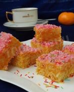 Тыквенный манник с кокосом и лимоном