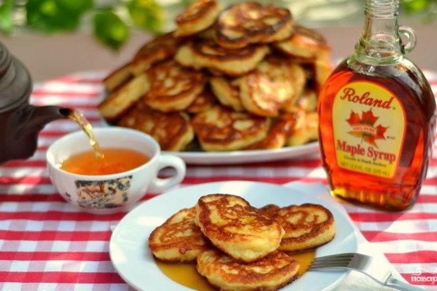 Рецепт дрожжевых оладий на молоке