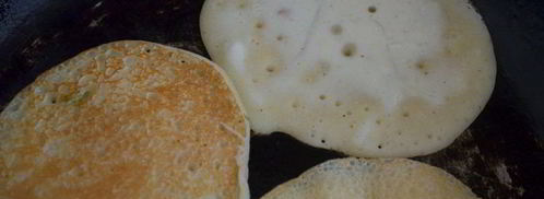 фруктовые оладьи с томлеными грушами. Шаг 5