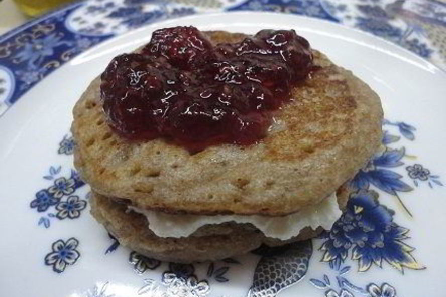 Рецепт гречневых оладий с творожным сыром