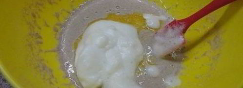 гречневые оладьи с творожным сыром. Шаг 5