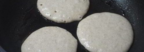 гречневые оладьи с творожным сыром. Шаг 6