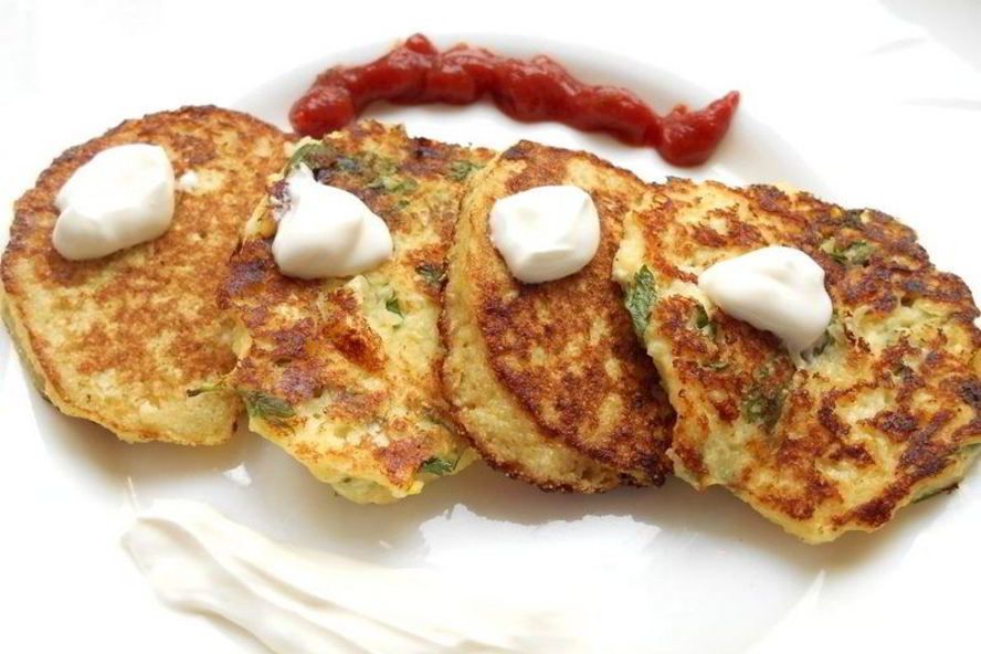 Рецепт луковых оладий