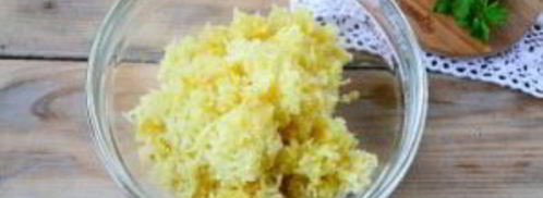 марокканские оладьи из картофеля c чимичури. Шаг 3