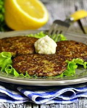 Мясные оладьи