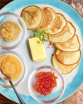 Оладушки специально для икры