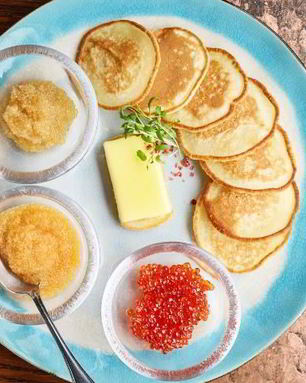 Оладушки специально для икры