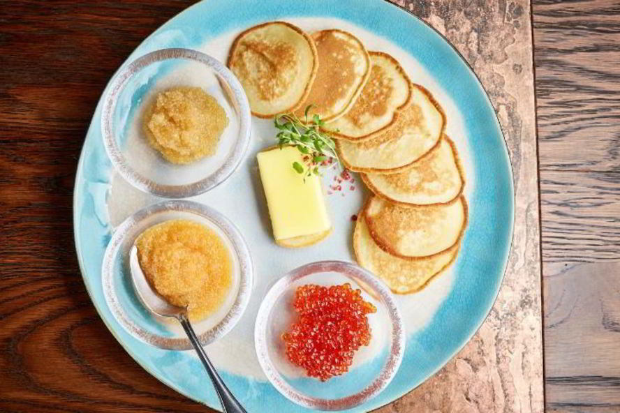 Рецепт оладушек специально для икры