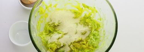 оладьи из кабачков с манкой. Шаг 8