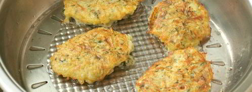 оладьи из кабачков с манной крупой. Шаг 6