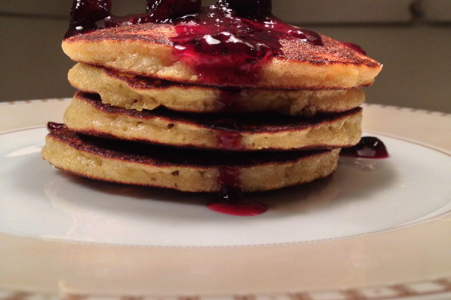 Рецепт оладий из миндальной муки с медом