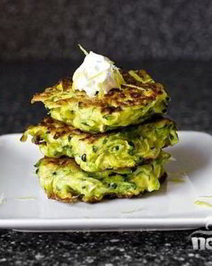 Оладьи из цуккини с лимоном