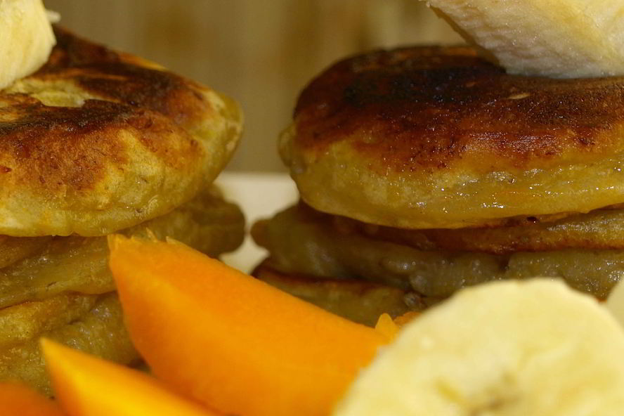 Рецепт оладий из тыквы и банана