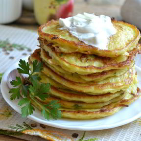 Оладьи на сметане