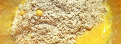 оладьи с черникой и шоколадом. Шаг 3