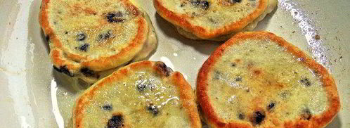 оладьи с черникой и шоколадом. Шаг 7