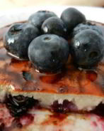 Оладьи с черникой Завтрак за 5 минут