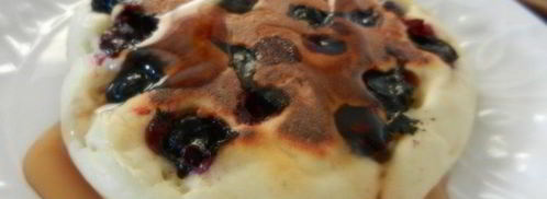 оладьи с черникой завтрак за 5 минут. Шаг 5