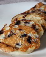 Оладьи с черникой