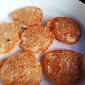 Оладьи с яблоками