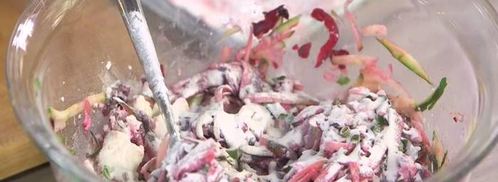 овощные оладьи с фетой и зеленью. Шаг 7