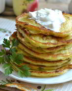 Пышные оладьи из кабачков