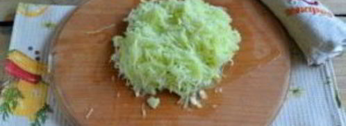 пышные оладьи из кабачков. Шаг 3