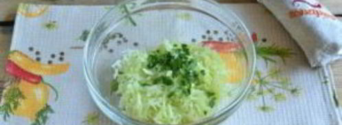 пышные оладьи из кабачков. Шаг 4