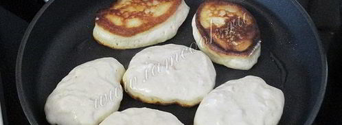 пышные оладьи на кислом молоке. Шаг 7