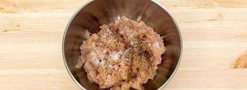 рубленые куриные оладьи с кукурузой. Шаг 7