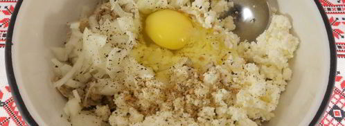 рыбные оладьи с творогом. Шаг 4