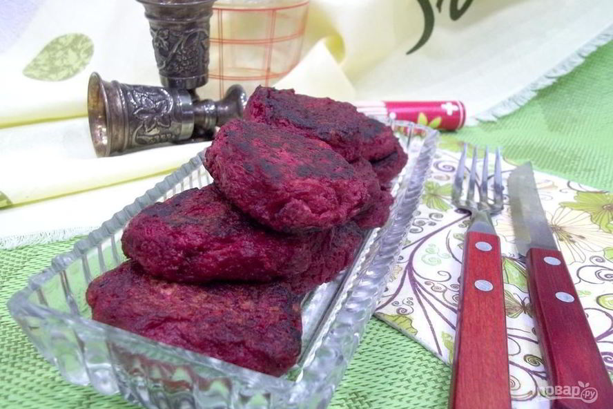 Рецепт свекольных оладий