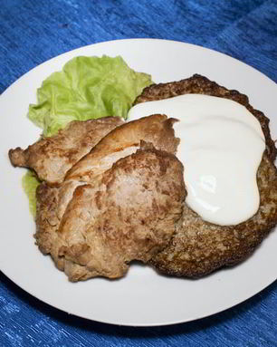 Свиные оладьи