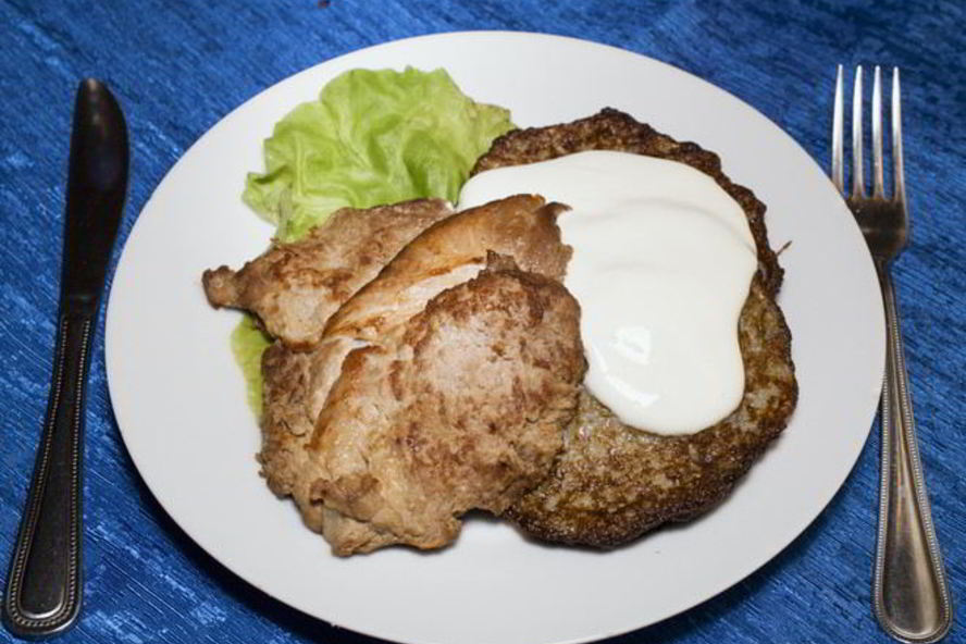 Рецепт свиных оладий