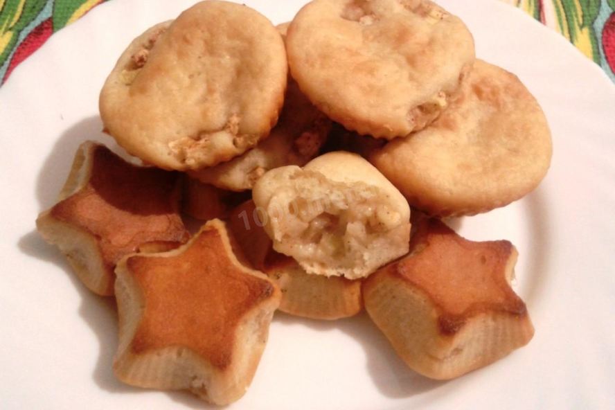 Рецепт яблочных оладий в духовке