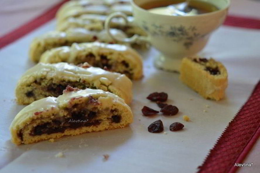 Рецепт бискотти с клюквенным вкусом