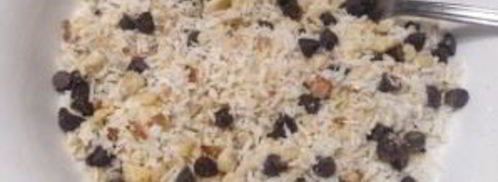 легкое печенье с кокосом, орехами и шоколадом. Шаг 4