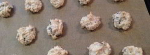 легкое печенье с кокосом, орехами и шоколадом. Шаг 10